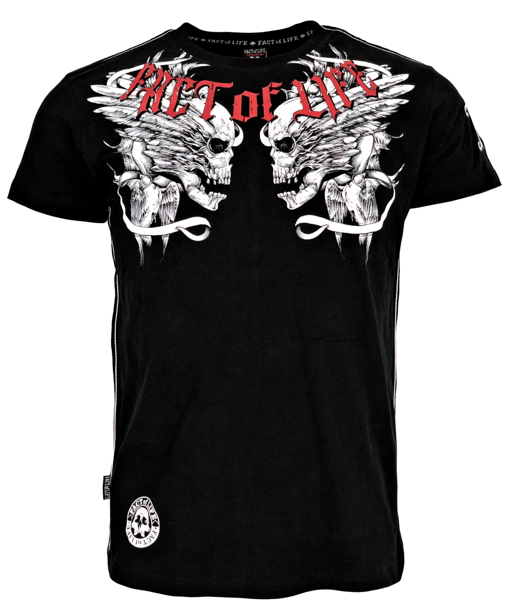 Fact of Life T-Shirt "Flying Skull" TS-36 black