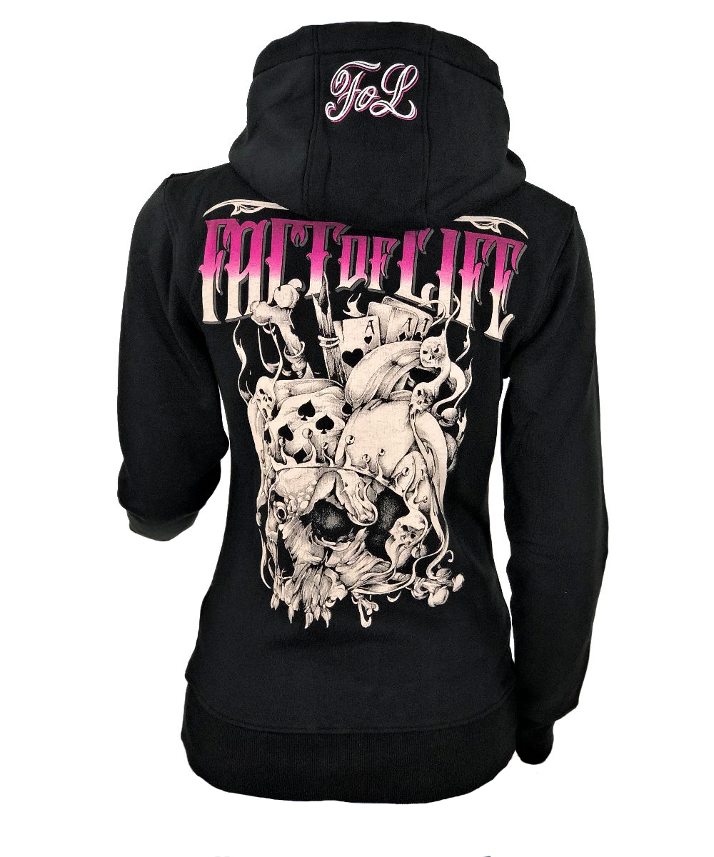 Fact of Life Damen Hoodie "Time is Over Lady" GSH-02 black