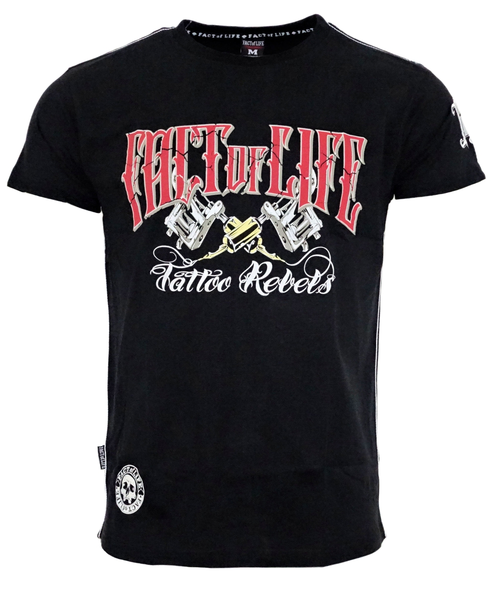 Fact of Life T-Shirt "Tattoo Rebels" TS-32 black