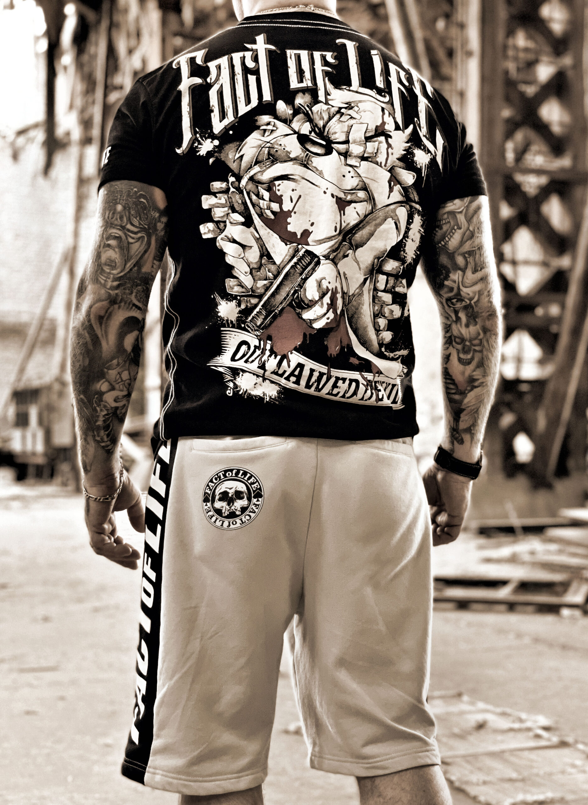 Fact of Life T-Shirt "Outlawed" TS-47 black Fact of Life T-Shirt "Outlawed" TS-47 black