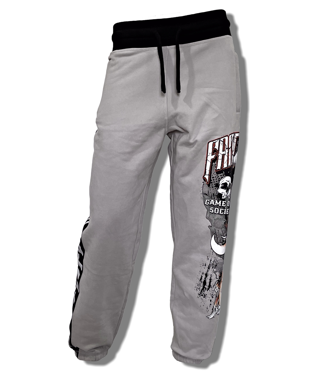 Fact of Life Jogginghose JH-06 "Game Over" light grey