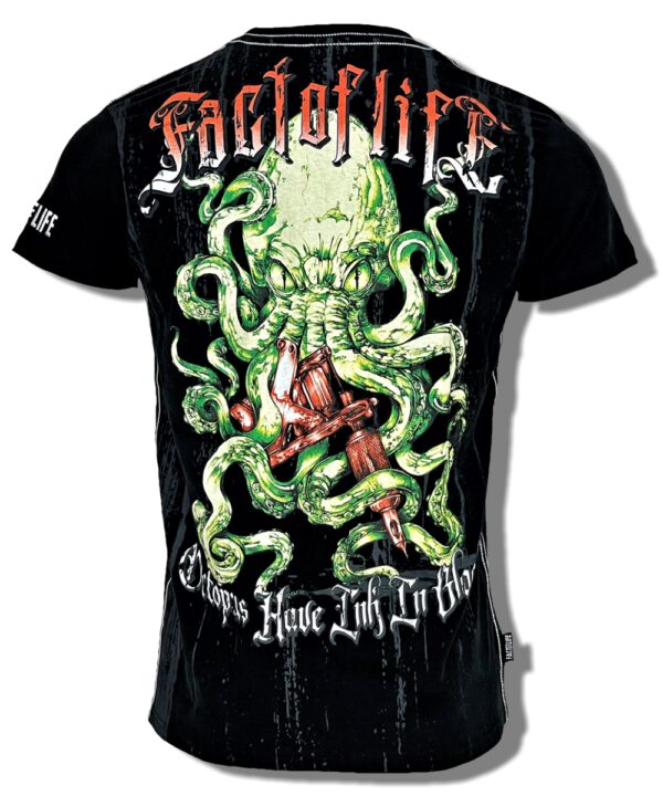 Fact of Life T-Shirt Ink Octopus TS-48 black