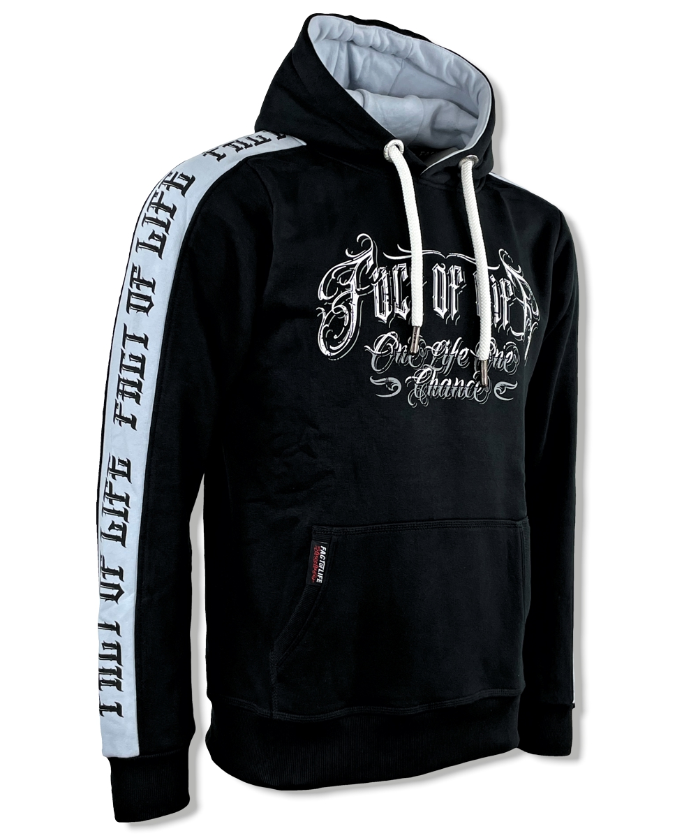 Fact of Life Hoodie "One Life, One Chance" SH-11 black