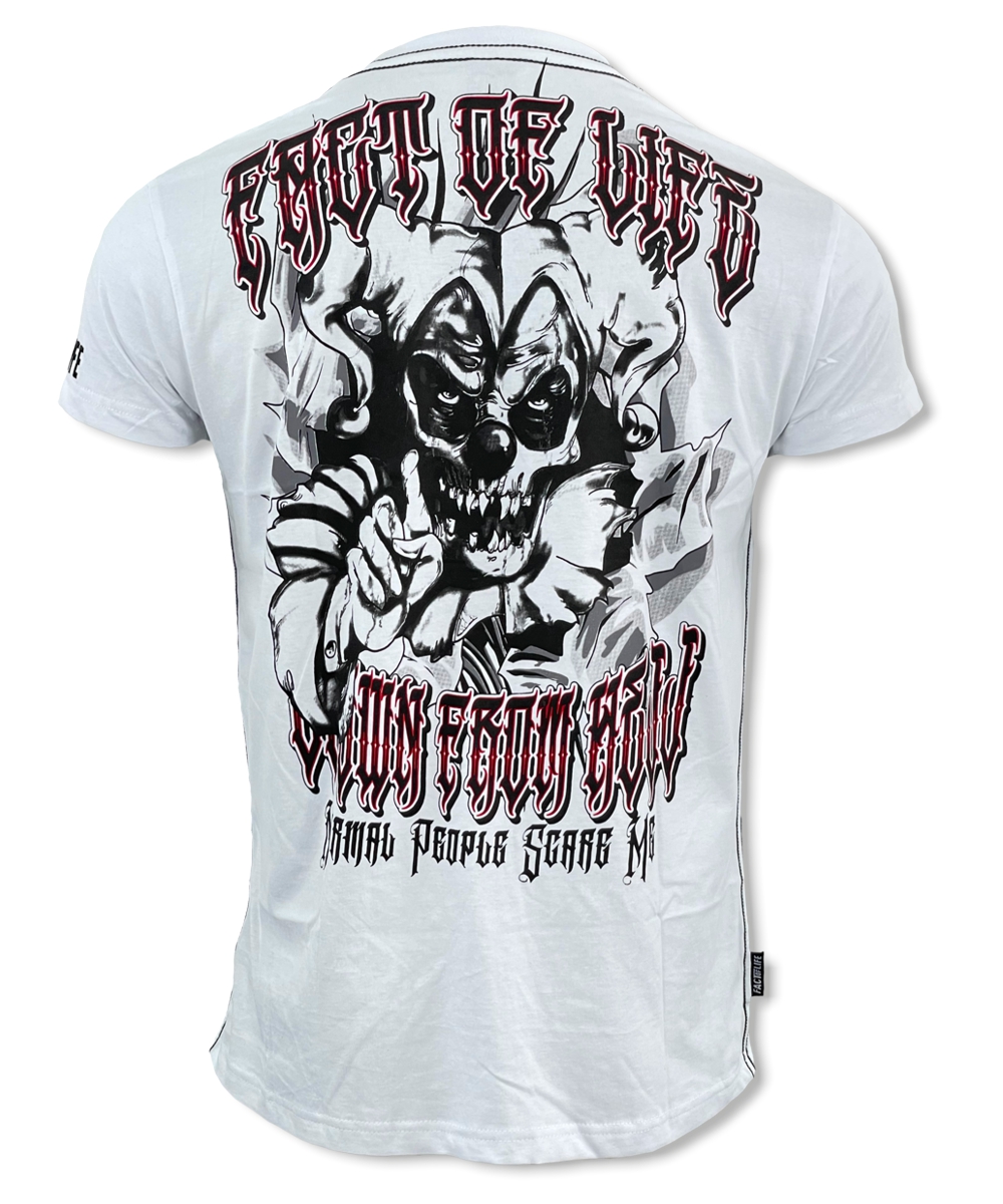 Fact of Life T-Shirt Clown From Hell TS-62 white