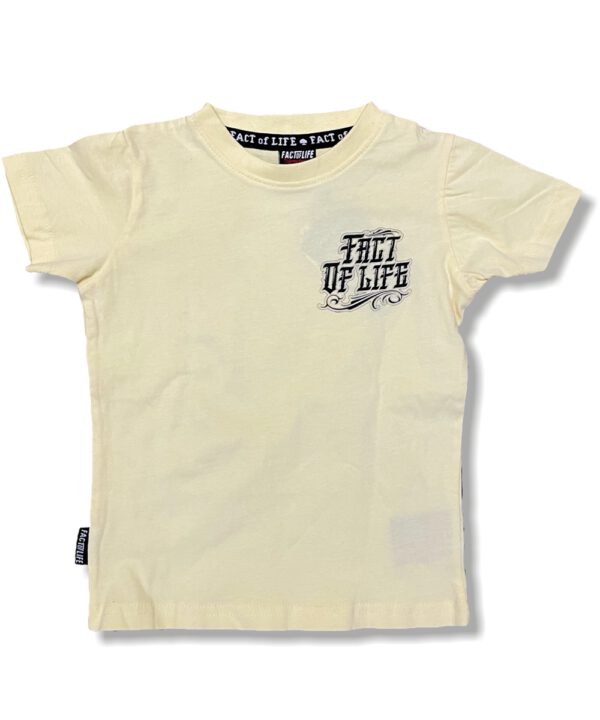 Fact of Life Kids Shirt KTS-02 pale banana