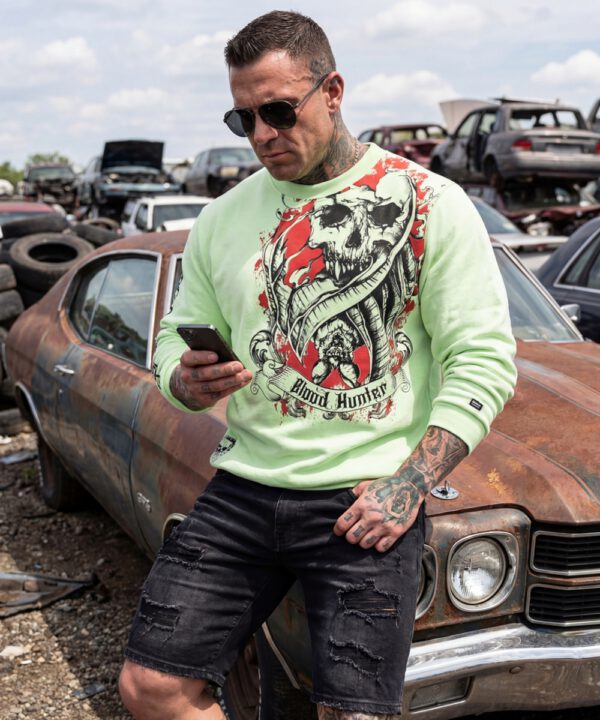 Fact of Life Sweat-Shirt Blood Hunter SP-05 patina green