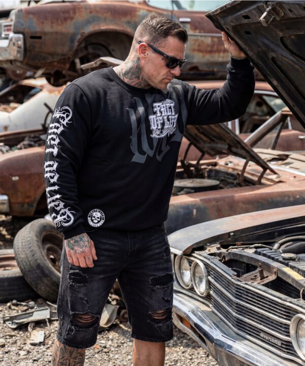 Fact of Life Sweat-Shirt „Grizzly“ SP-04 black