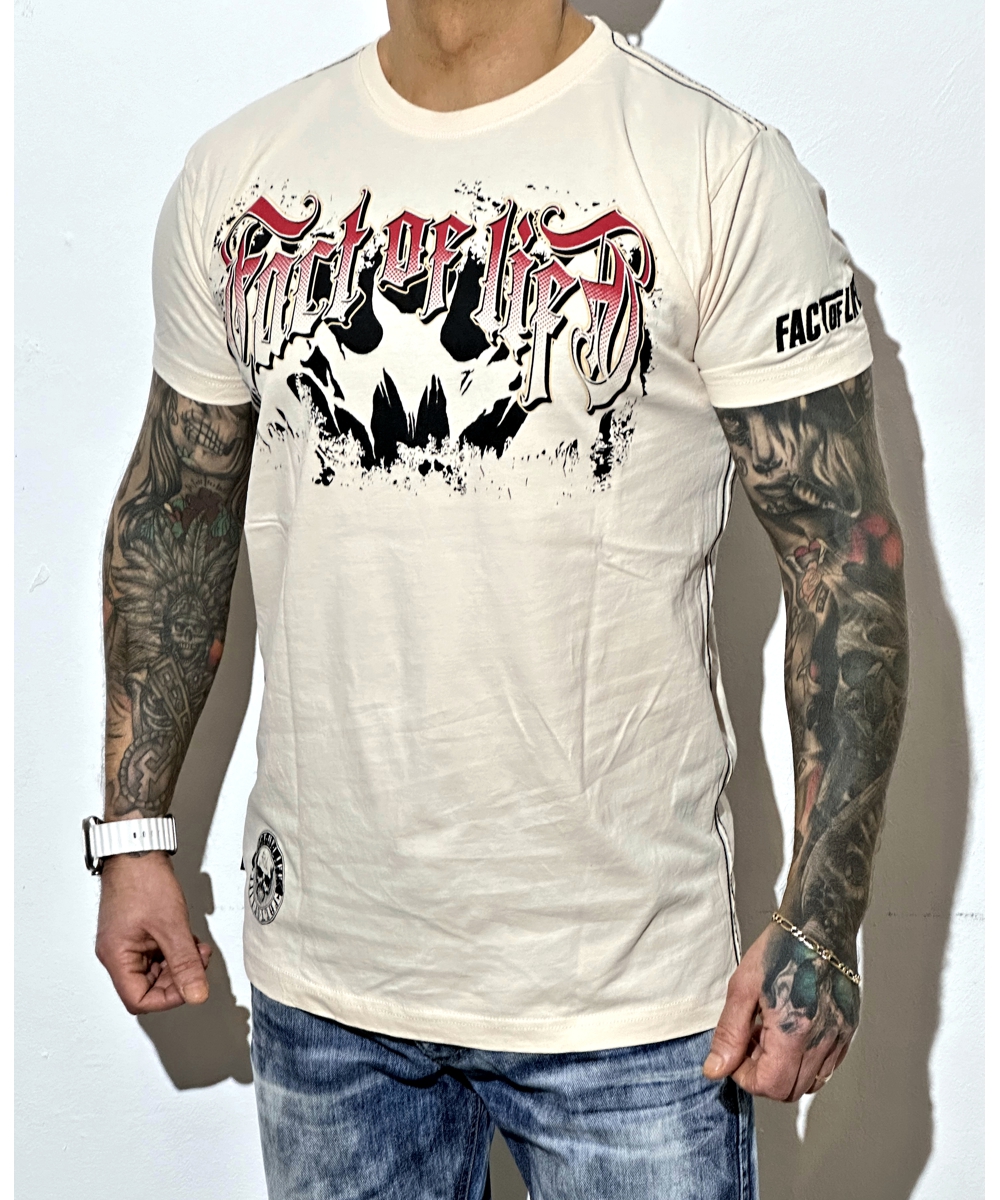 Fact of Life T-Shirt “Bad Skull” TS-74 sand doller | Fact of Life