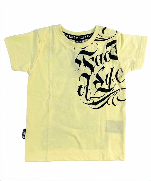 Fact of Life KIDS T-Shirt KTS-06 pale banana