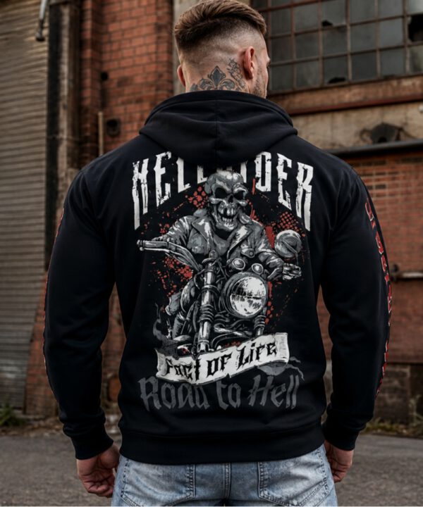 Fact of Life Sweat-Jacke "Hellrider" HSJ-05 black