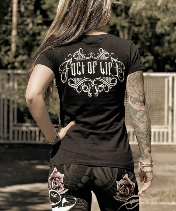 Fact of Life T-Shirt blood never lies GS-10 black