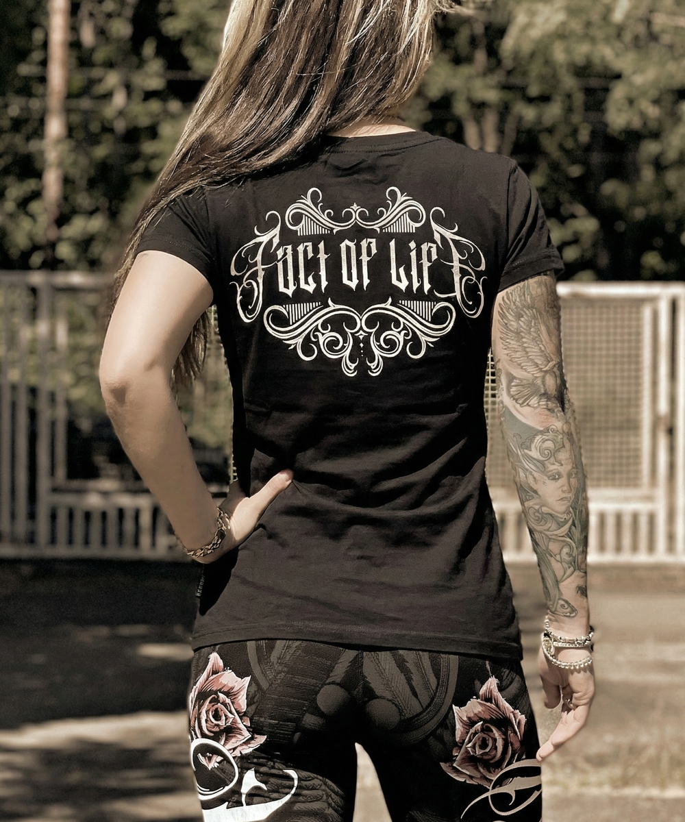 Fact of Life T-Shirt blood never lies GS-10 black
