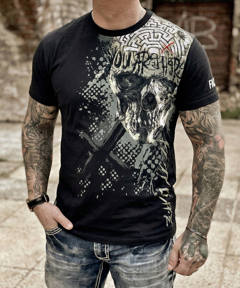 Fact of Life T-Shirt "Labyrinth" TS-87 black – Bild 2