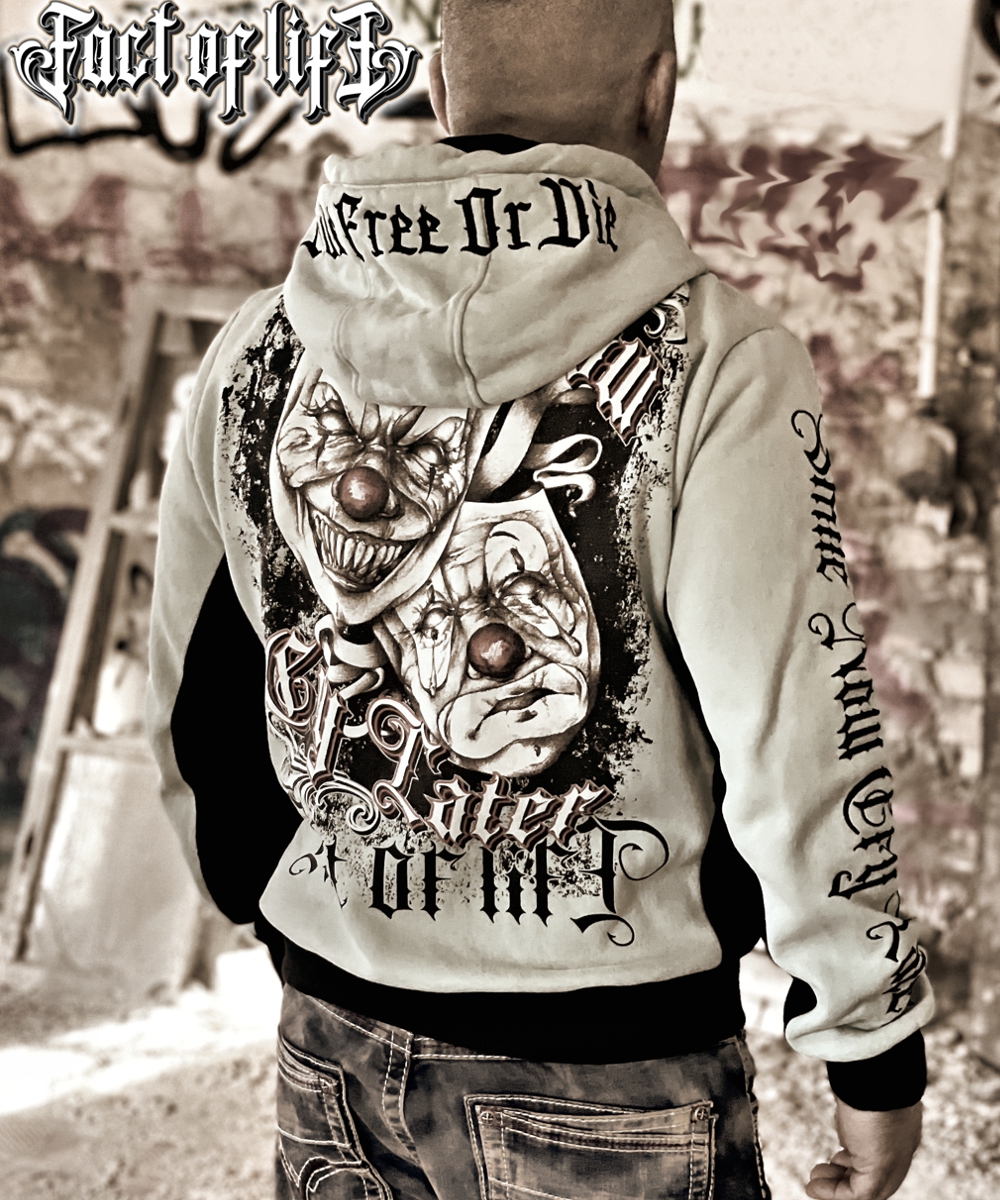 Fact of Life Sweat- Jacke Smile Now Cry Later 