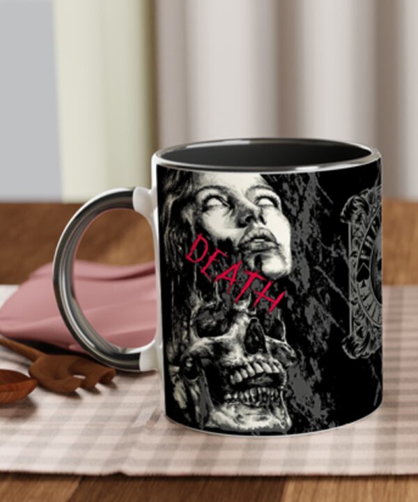 death tasse von Fact of life. Tattoo Totenkopf Skull Design