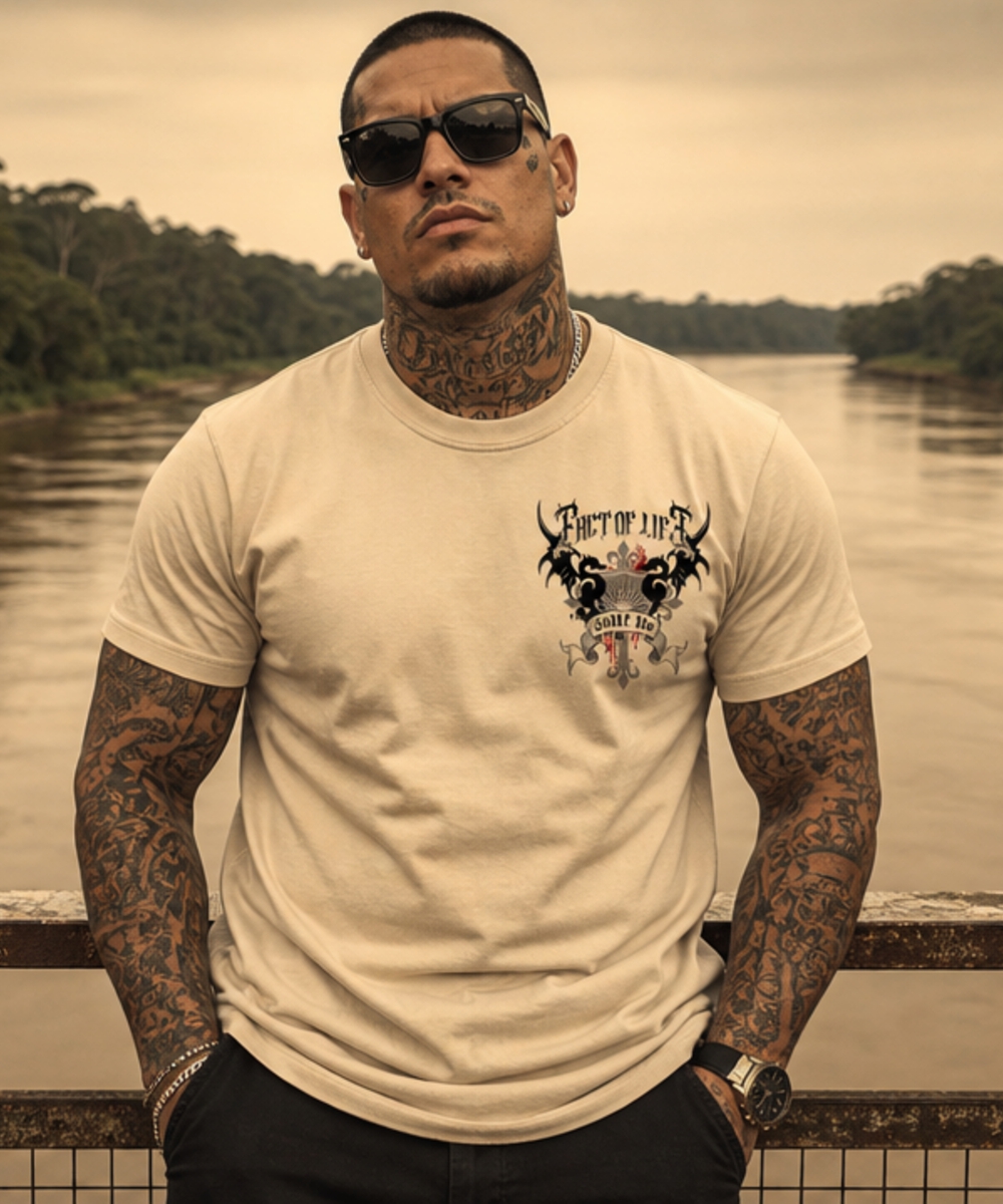 Fact of Life T-Shirt "Shut Up" TS-94 cloud cream – Bild 2