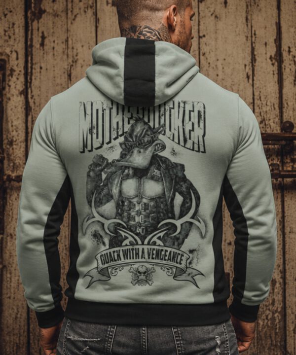 Fact of Life Sweat-Jacke "Motherducker" HSJ-06 silt green